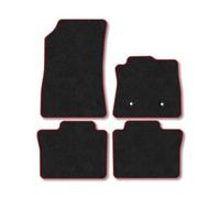 Car Mat Co Renault Rafale 2024+ Car Mats Red Trim Carpet Tailored Fit Easy Clean With Clips