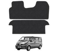 Car Mat Co Renault Trafic (2001-2014) (Crew Cab) Van Mats Tailored Fit Easy-Clean Car Accessories Durable