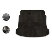 Car Mat Co Tailored Fit Black Heavy Duty Rubber Boot Mat for Peugeot 308 2007-13 [Estate]