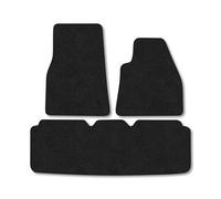 Car Mat Co Tesla Model S (2012-2022) Car Mats Tailored Fit Black Trim Accessory Carpet Car Accessories Floor Mat