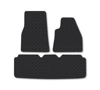 Car Mat Co Tesla Model S (2012-2022) Rubber Car Mats Tailored Fit Durable Waterproof Easy-Clean