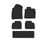 Car Mat Co Toyota Land Cruiser (2010-2012) (V8) Rubber Car Mats Heavy-Duty Tailored Fit