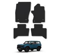 Car Mat Co Toyota Land Cruiser (5 Model) (2024+) Rubber Car Mats Heavy-Duty Tailored Fit