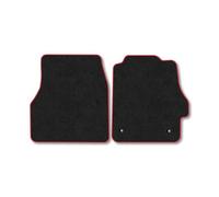 Car Mat Co Toyota Mr2 (2000-2008) Premium Car Mats Tufted-Pile Carpet Red Trim Tailored Fit Car Accessories Durable Set
