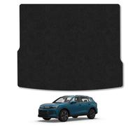 Car Mat Co (Upper Floor) Vw Tiguan (2024+) Boot Liner Tailored Accessory Protector Anti-Slip Durable Pet Friendly Carpet Black Trim