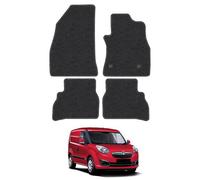 Car Mat Co Vauxhall Combo (2010-2018) (Crew Van) Van Mats Tailored Fit Easy-Clean Car Accessories Durable