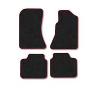 Car Mat Co Vauxhall Omega 1986-2004 Car Mats Red Trim Carpet Tailored Easy Clean Clips