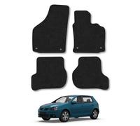 Car Mat Co Vw Golf Mk5 2007-2008 (Round Clip) Car Mats Black Carpet Tailored Easy Clean