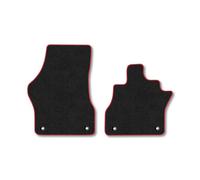Car Mat Co Vw Id Buzz Mpv (2022- ) Premium Car Mats Tufted-Pile Carpet Red Trim Tailored Fit Car Accessories Durable Set