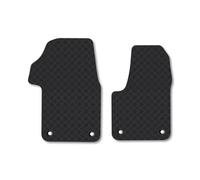 Car Mat Co Vw Transporter Floor Mats For 2022+ Multivan 2Pc Heavy Duty Tailored Rubber Mats