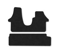 Car Mat Co Vw Transporter T6 2015-2019 Kombi Double Seat Single Sliding Door Van Mats
