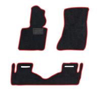 Car Mat Floor Mat Car Floor Mat For Bmw 5 Series 2017-2023 G30 Sedan Anti Slip Black Backing Red Binding Trim Edge Floor Mats