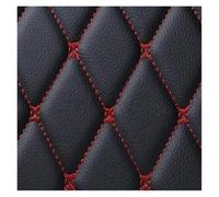 Car Mat For Nissan For MARCH 2010-2018 Car Floor Mat Interior Accessories Artificial Leather Carpet Floor Mats(Black Red)