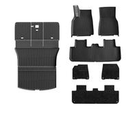 Car Mat For Tesla For Model Y 2025 2026 For Juniper TPE Floor Mats Cargo Liner Trunk Mat Backrest Car(Type 2 menes 7pcs)