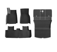 Car Mat For Tesla For Model Y 2025 2026 For Juniper TPE Floor Mats Cargo Liner Trunk Mat Backrest Car(Type 2 4pcs)