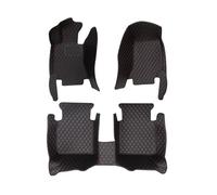 Car Mats Carpet For Kia For Stonic 2017 2018 2019 2020 2021 Car Floor Mat Auto Interior Accessories(Full Set-Black Red)