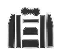 Car Mats Carpet For R&ange R&over For Evoque 2012-2018 Anti Slip Gate Slot Cup Mat Accessories Non Slip Pad(White)