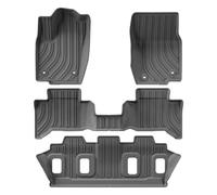 Car Mats Carpet For Toyota For Land Cruiser For Prado J250 LC250 2024 5seat US Version LHD Floor Mats Carpets Anti-Slip Mat Floor Mat(BLACK 1)