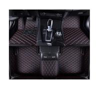 Car Mats Compatible Wit Jeep Wrangler 2007-2017 2018 2019 2020 2021 2022 2023 2Doors Custom Car Floor Mats Carpets Foot Coche Accessorie(Black red,2018-2023)