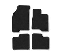 Car Mats Compatible With Fiat Panda (2012-2015) Grey Trim Carpet Tailored Fit Car Floor Mats Set Accessory Custom Fit Water-Resistant Anti Slip Backing All Weather Full Coverage With Clips