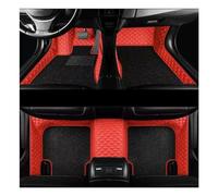 Car Mats Custom Floor For Phaeton Five For Seats 2007 2008 2009 2010 2011 2012 2013 2014 2015 2016 Auto Foot Pads(Red-02)
