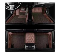 Car Mats Custom Floor For Phaeton Five For Seats 2007 2008 2009 2010 2011 2012 2013 2014 2015 2016 Auto Foot Pads(Brown-01)