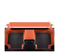Car Mats Custom Leather Car Floor Mat For Focus 2006 2007 2008 2009 2010 Interior Details Auto Carpet Rugs Foot Pads Accessories Footwell Mats(3PC Orange black)