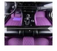 Car Mats Custom Leather Car Floor Mat For Focus 2006 2007 2008 2009 2010 Interior Details Auto Carpet Rugs Foot Pads Accessories Footwell Mats(3PC Purple)