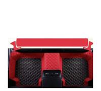Car Mats Custom Leather Car Floor Mat For Focus 2006 2007 2008 2009 2010 Interior Details Auto Carpet Rugs Foot Pads Accessories Footwell Mats(3PC red BLACK)