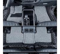 Car Mats Floor Car Floor Mats 5 7 Seats For Mitsubishi For Outlander 2020 2021 Leather Carpets Covers Interior Waterproof Custom Rugs Accessories(5 Seats Black B)