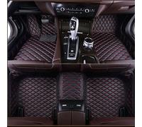 Car Mats for Alfa Romeo Giulia 2017 2018 2019 2020 2021 2022, Auto Carpets Front Rear Row Mat Artificial Leather Full Coverage Waterproof Car Accessories,Black-Red