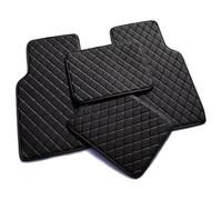Car Mats for BMW 1 Series E82 4 door 2007-2011, Floor Liners Front Rear Row Carpet Mat Pad Leather Anti-Slip Waterproof Liners Carpet Car Accessories,Black
