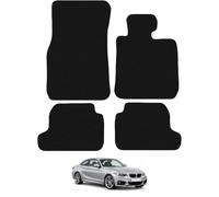 car mats for BMW 2 Series F22 2014 onwards 4 Piece Set Car Mats UK-Made Tailored Fit Carpet Floor Mats Full Coverage Compatible Accessory Black Trim