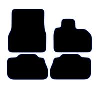 car mats for BMW iX 2021+ Onwards Car Mats UK-Made Tailored Fit Carpet Floor Mats Full Coverage Compatible Accessory Blue Trim