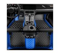 Car Mats For Chevy For Colorado 2004 2005 2006 2007 2008 2009 2010 2011 2012 Leather Floor Liners Full Coverage Carpet Car Car Floor Mats Non Slip Carpet(Style 2 Blue Black)