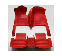 Car Mats For Chevy For Colorado 2004 2005 2006 2007 2008 2009 2010 2011 2012 Leather Floor Liners Full Coverage Carpet Car Car Floor Mats Auto Mats(Style 4 Red)