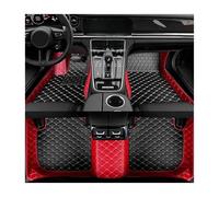 Car Mats For Chevy For Colorado 2004 2005 2006 2007 2008 2009 2010 2011 2012 Leather Floor Liners Full Coverage Carpet Car Car Floor Mats Auto Mats(Style 2 Red Black)