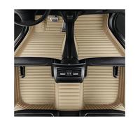 Car Mats For Chevy For Malibu 2012 2013 2014 2015 Weather Waterproof Luxury Leather Floor Liners Full Coverage Carpet Car Floor Mats Auto Mats(Style 3 Beige)