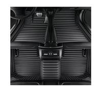 Car Mats For Chevy For Malibu 2012 2013 2014 2015 Weather Waterproof Luxury Leather Floor Liners Full Coverage Carpet Car Floor Mats Auto Mats(Style 3 Black)