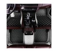 Car Mats For Citroen C5 For Aircross 2018 2019 2020 2021 2022 Weather Waterproof Luxury Leather Floor Liners Coverage Cover Car Floor Mats Floor Mat Set Complete(Style 2 Gray Black)