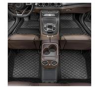 Car Mats For Dodge For Journey 2013 2014 2015 2016 2017 2018 Waterproof Carpets Interior Accessories PU Leather LUXURY Car Floor Mats Floor Mat Set Complete(Black)