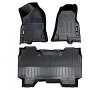 Car Mats for Dodge RAM1500 2019-2024, Front Rear Protection Floor Mats Anti-Slip Waterproof TPE Car Accessories