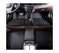 Car Mats For DS 4 2012 2013 2014 Artificial Leather Floor Mats All Weather Front Rear Trunk Mat Cargo Liner Mats for Cars(Black)