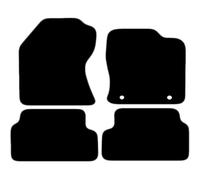 car mats for Ford Focus MK1 1998 2004 4 Piece Set with 2 Oval Clips Car Mats UK-Made Tailored Fit Carpet Floor Mats Full Coverage Grey Trim