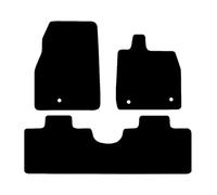 Car Mats for Ford Mustang Mach-E 2021-2025 - 4 Piece Set - 3 Clips (Electric)