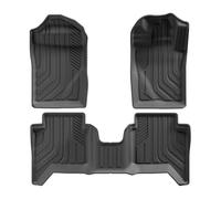 Car Mats for Ford Ranger 2023-2024, Front Rear Protection Floor Mats Anti-Slip Waterproof TPE Car Accessories,RHD