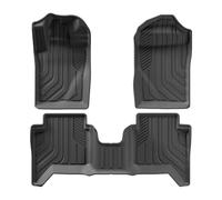 Car Mats for Ford Ranger 2023-2024, Front Rear Protection Floor Mats Anti-Slip Waterproof TPE Car Accessories,LHD