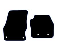 Car Mats For Ford Transit Connect 2016 to 2022 2 Piece Set Car Mats UK-Made Tailored Fit Carpet Floor Mats Full Coverage Blue Trim