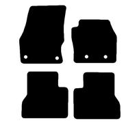 car mats for Ford Transit Connect Crew Cab LWB 2016+ 4 Piece Set Car Mats UK-Made Tailored Fit Carpet Floor Mats Full Coverage Black Trim