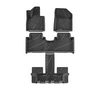 Car Mats for Hyundai Santa Fe fuel 2021-2023, Front Rear Protection Floor Mats Anti-Slip Waterproof TPE Car Accessories